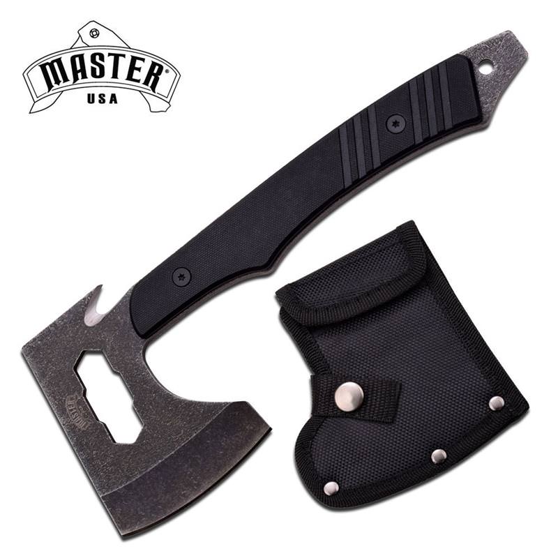Full Tang G10 Gut Hook Tactical Throwing Camp Axe Hatchet Tomahawk - Tophatter's Army Products & Self Defense Collectible Weapons - Tophatter Daily Deals