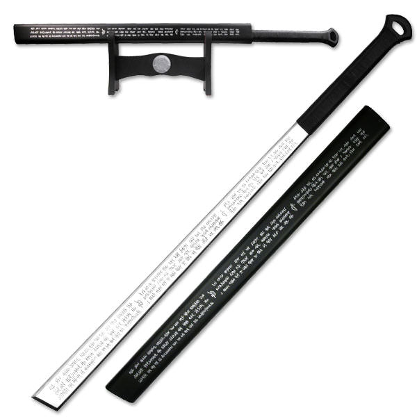 Full Tang UltraViolet Movie Sword With Scabbard And Stand - Tophatter's Inc. Weapons Store Online Collectible Weapons - Tophatter Daily Deals