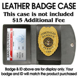 Bail Enforcement Fugitive Recovery Badge Set - Tophatter's Weapons'N'Deals Professional Quality Stock Badges - Tophatter Daily Deals