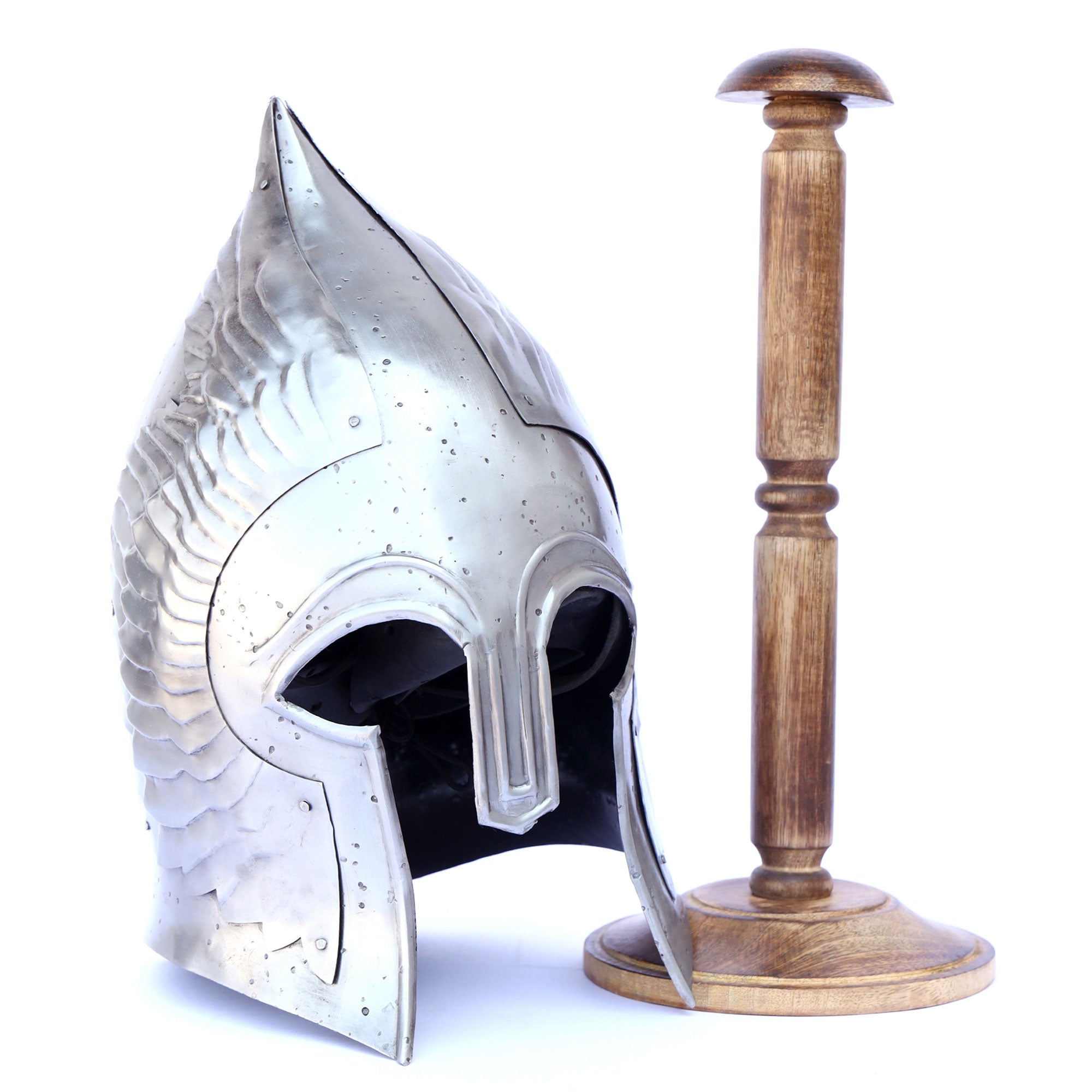 Gondor Soldier Fantasy Helmet With Display Stand - Tophatter's Inc. Weapons Store Online Collectible Weapons - Tophatter Daily Deals