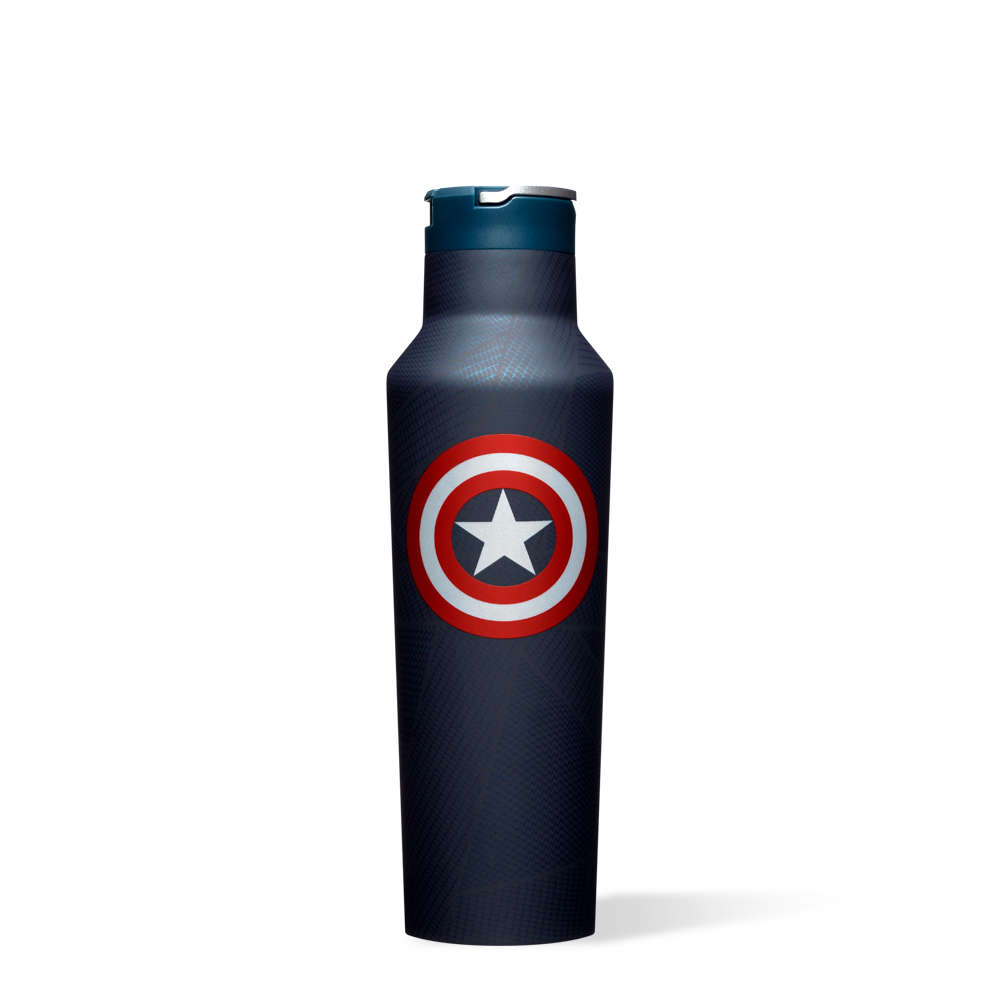 Marvel Sport Canteen by CORKCICLE. Captain America 20oz Canteen - Tophatter Daily Deals