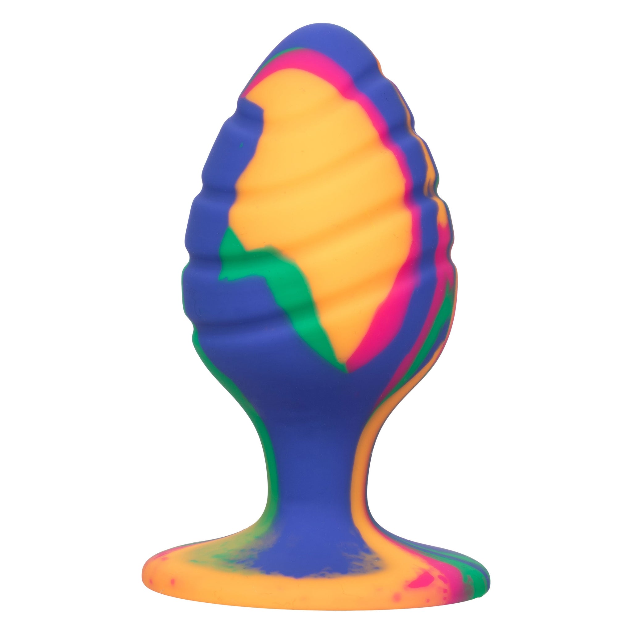 Cheeky Large Swirl Tie Dye – Colorful Large Butt Plug > Anal Range > Butt Plugs - Tophatter Daily Deals