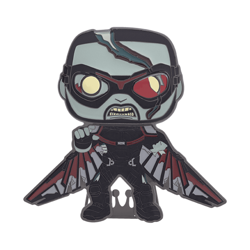 Marvel's What If...? – Zombie Falcon Pop! Enamel Pin Enamel Pin - Tophatter Daily Deals