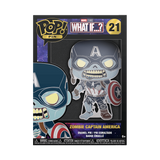 Marvel's What If...? – Zombie Captain America Pop! Enamel Pin Enamel Pin - Tophatter Daily Deals