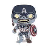 Marvel's What If...? – Zombie Captain America Pop! Enamel Pin Enamel Pin - Tophatter Daily Deals