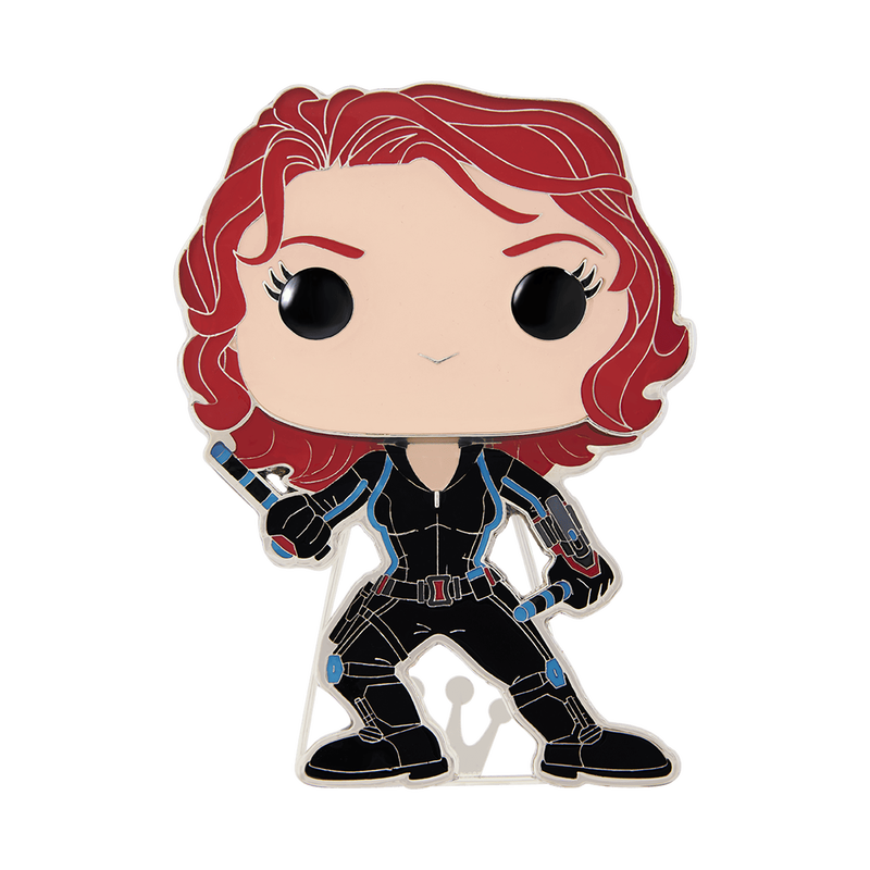 Marvel: The Infinity Saga – Black Widow Pop! Enamel Pin Enamel Pin - Tophatter Daily Deals