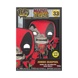 Marvel Zombies – Zombie Deadpool Glow-in-the-Dark Pop! Enamel Pin Enamel Pin - Tophatter Daily Deals