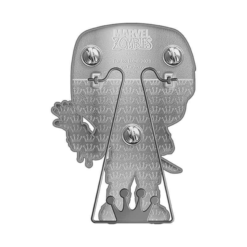 Marvel Zombies – Zombie Deadpool Glow-in-the-Dark Pop! Enamel Pin Enamel Pin - Tophatter Daily Deals