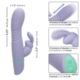 Love Bunny Thrusting Bunny (Purple) – Dual Stimulator Vibrator > Vibrators > Ladies > Rabbit - Tophatter Daily Deals