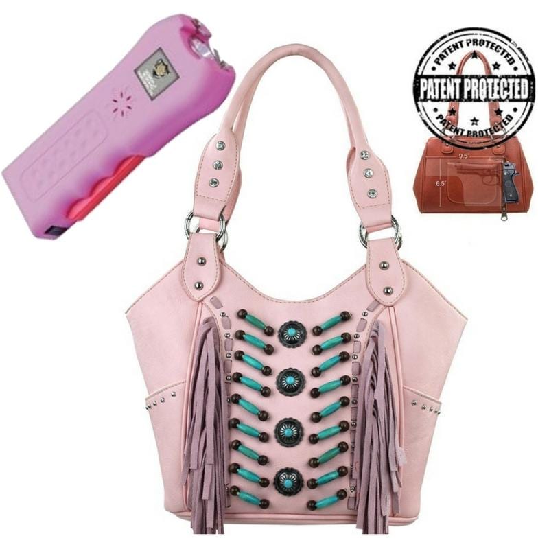 Fringe Concealed Carry Purse & Stun Gun Set Package Deals - Tophatter Daily Deals