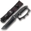 Tactical Knife Mtech 5.5" Tanto Blade Combat Fight Knuckle Guard - Tophatter's Army Products & Self Defense Collectible Weapons - Tophatter Daily Deals