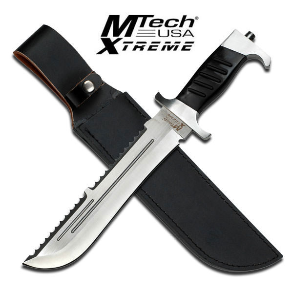 Road Warrior Combat Tactical Fixed Blade Sawback Knife 15" - TOPHATTER'S ARMORY DEALS Collectible Weapons - Tophatter Daily Deals