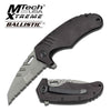 4 Inch Black and Grey Claw Knife Spring Assisted Fully Serrated EDC - Tophatter's Army Products & Self Defense Collectible Weapons - Tophatter Daily Deals