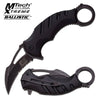 Black Combat Karambit G10 Spring Assisted Folding Pocket Knife Collectible Weapons - Tophatter Daily Deals