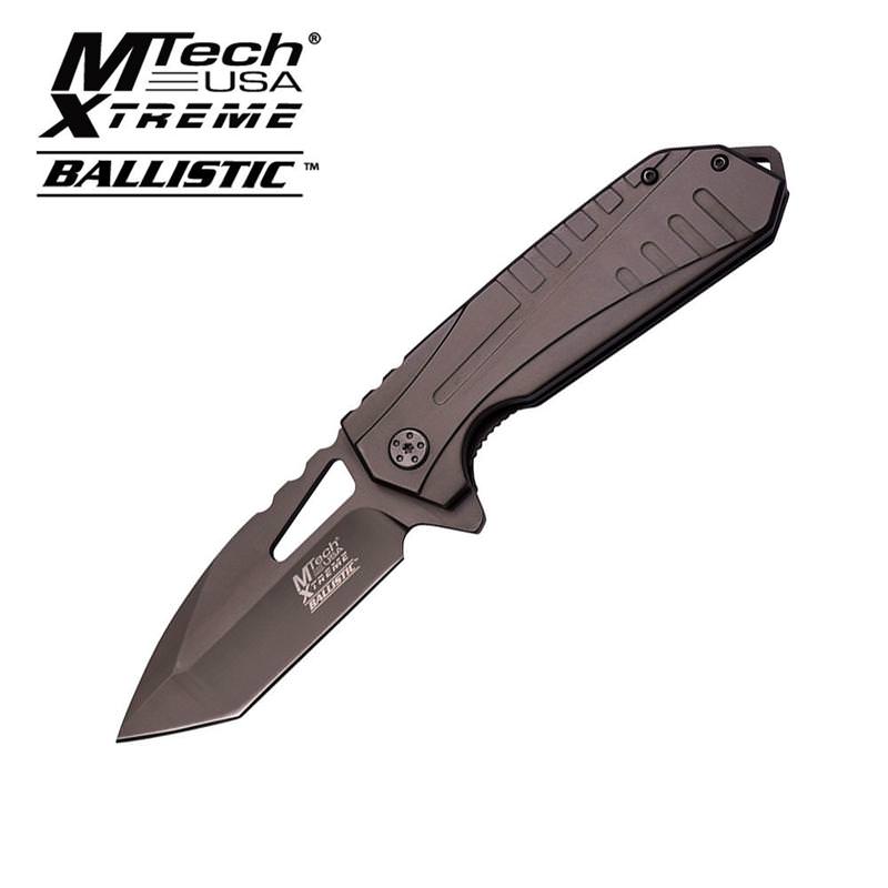 Tactical Spring Assist Folding Knife Viper Gunmetal Tanto Everyday Carry - Tophatter's Guns'N'Weapons Store - FREE SHIPPING Collectible Weapons - Tophatter Daily Deals