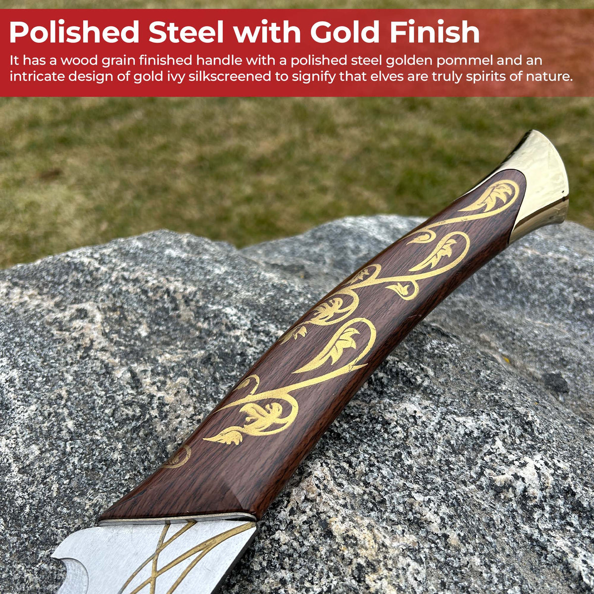 Mystical Elven Fantasy Scimitar Sword Replica swords - Tophatter Daily Deals