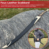 Mystical Elven Fantasy Scimitar Sword Replica swords - Tophatter Daily Deals