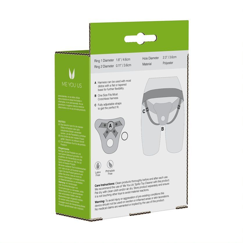 Me You Us Adjustable Harness – Unisex Polyester Strap Harness > Dildos > Strap On Harnesses - Tophatter Daily Deals