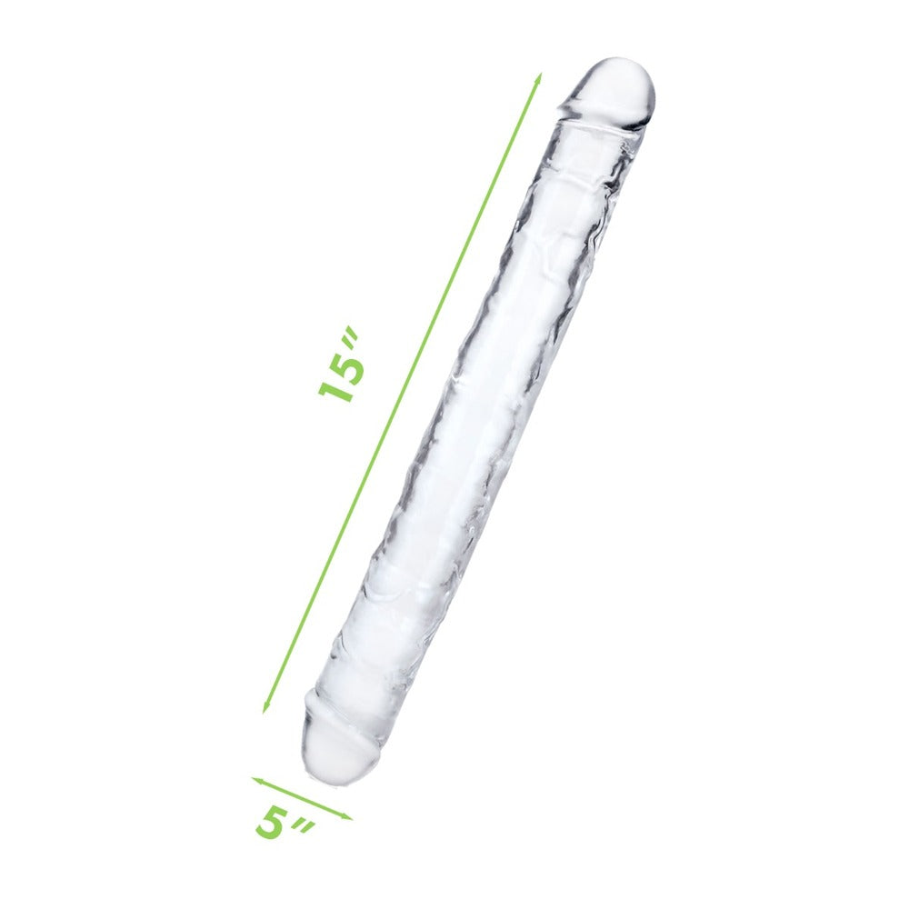 Me You Us Ultra Double Dildo 15 Inch Flexible Dual-Ended Dildo > Dildos > Double Dildos - Tophatter Daily Deals