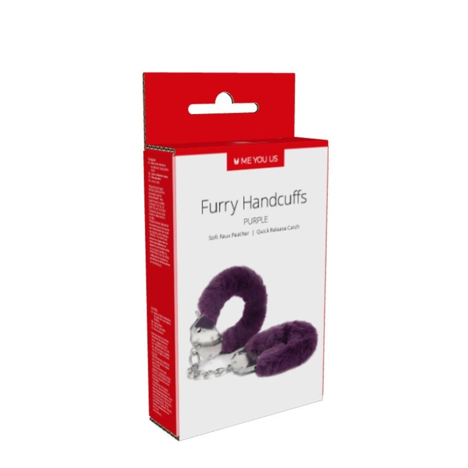 Me You Us Furry Handcuffs Purple > Bondage Gear > Handcuffs - Tophatter Daily Deals