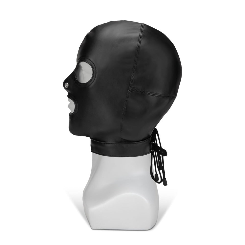 Me You Us Black Hood With Eyes Nose Mouth > Bondage Gear > Bondage Hoods - Tophatter Daily Deals