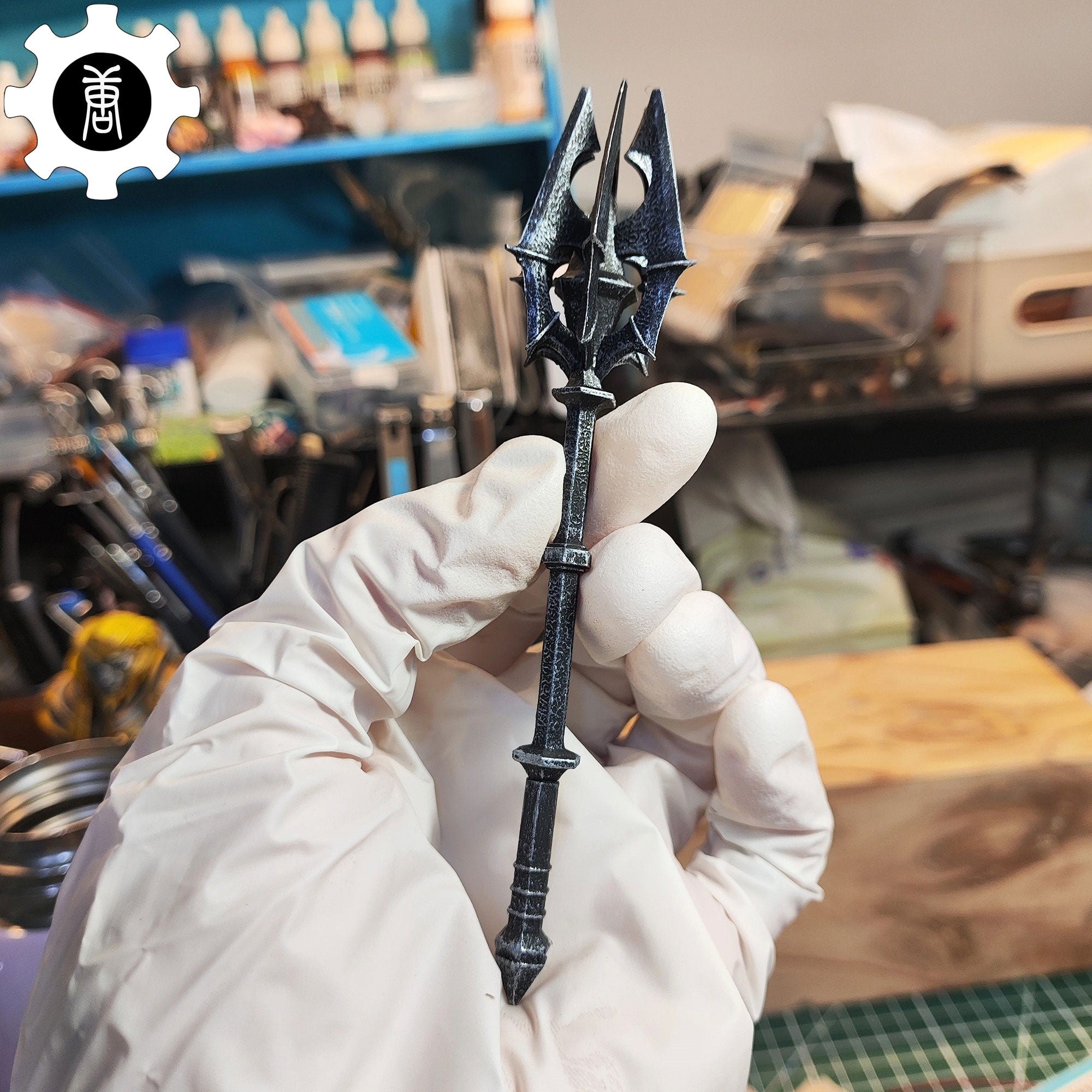 3D Printed 1: 12 Scale Mace Of Sauron Game Display Art - Tophatter Daily Deals