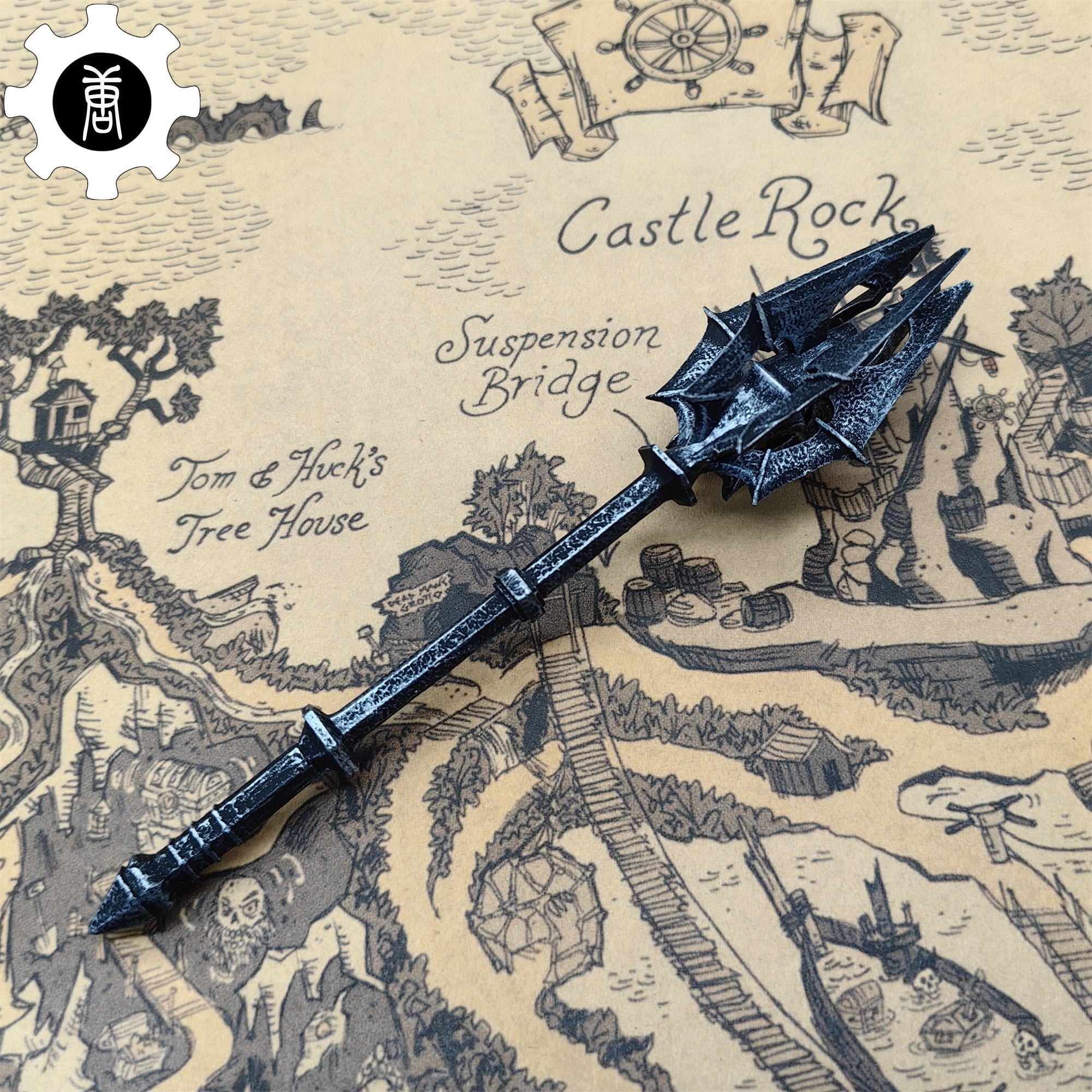 3D Printed 1: 12 Scale Mace Of Sauron Game Display Art - Tophatter Daily Deals