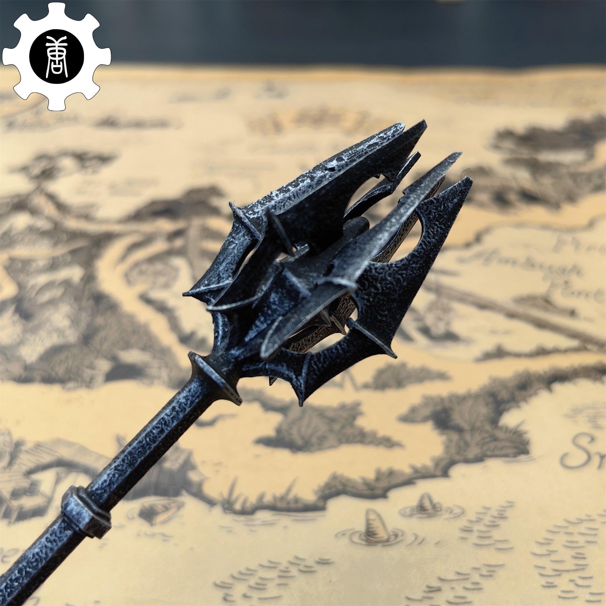 3D Printed 1: 12 Scale Mace Of Sauron Game Display Art - Tophatter Daily Deals
