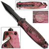 Magenta Mist Spring Assist Tactical Rescue Knife - Tophatter Daily Deals
