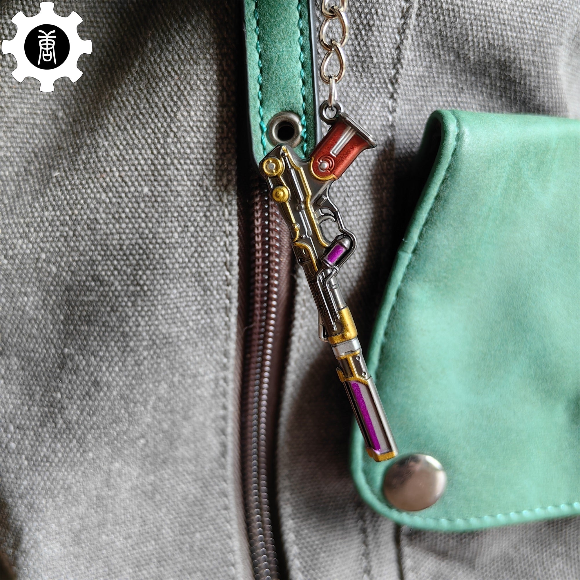 Metal Magepunk Ghost Gun Tiny KeyChain Pendant - Tophatter Daily Deals