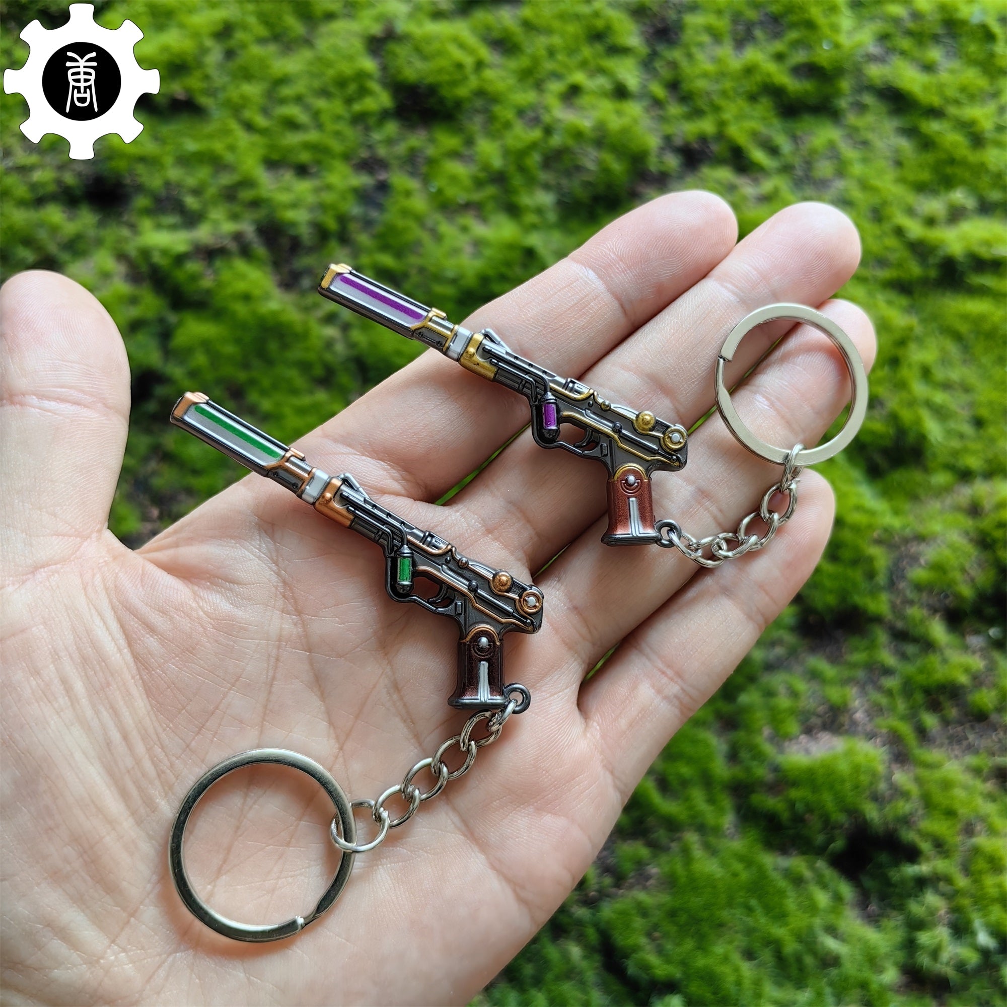 Metal Magepunk Ghost Gun Tiny KeyChain Pendant - Tophatter Daily Deals