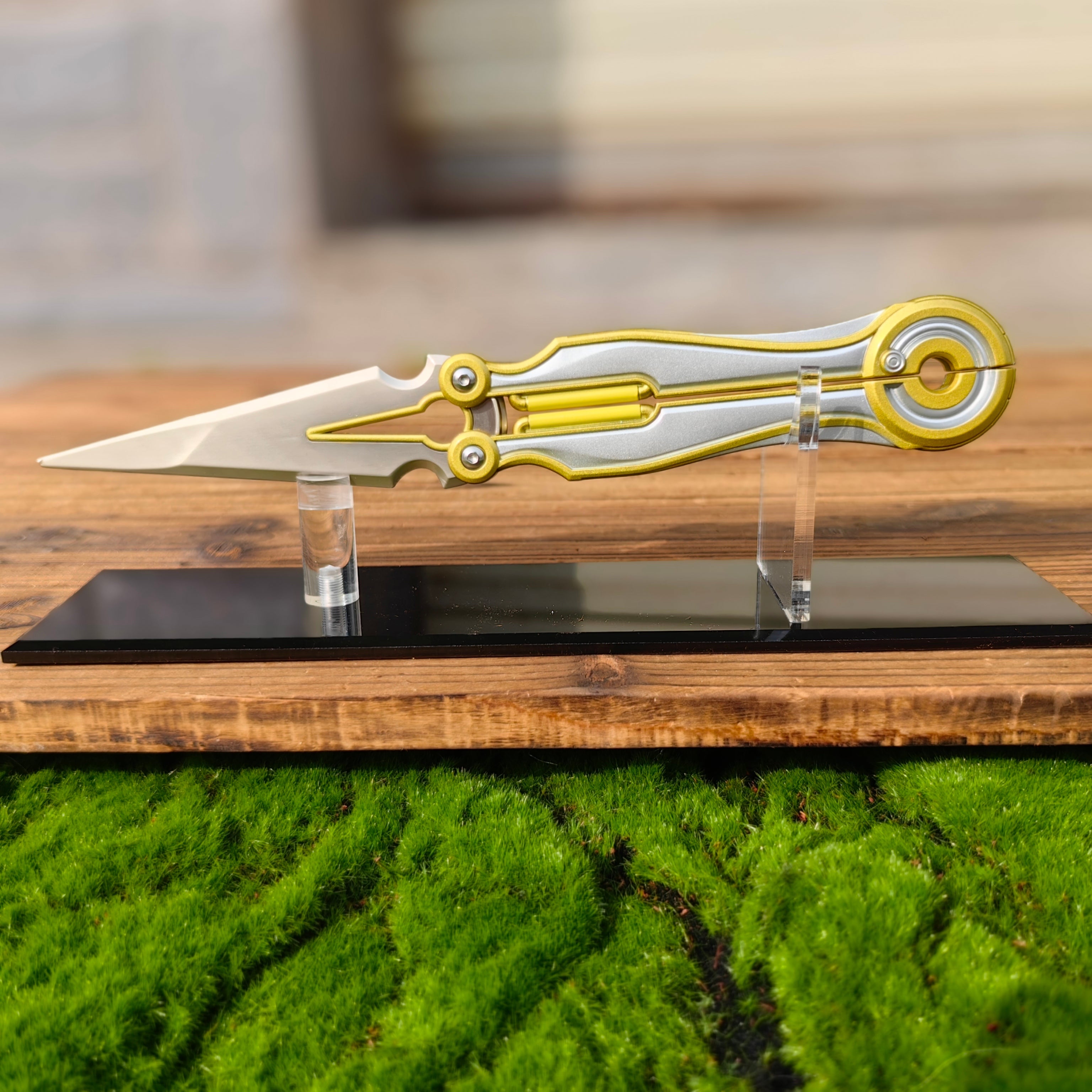 Metal Magepunk 3.0 Sparkswitch Knife Dull Blade Replica For Display - Tophatter Daily Deals