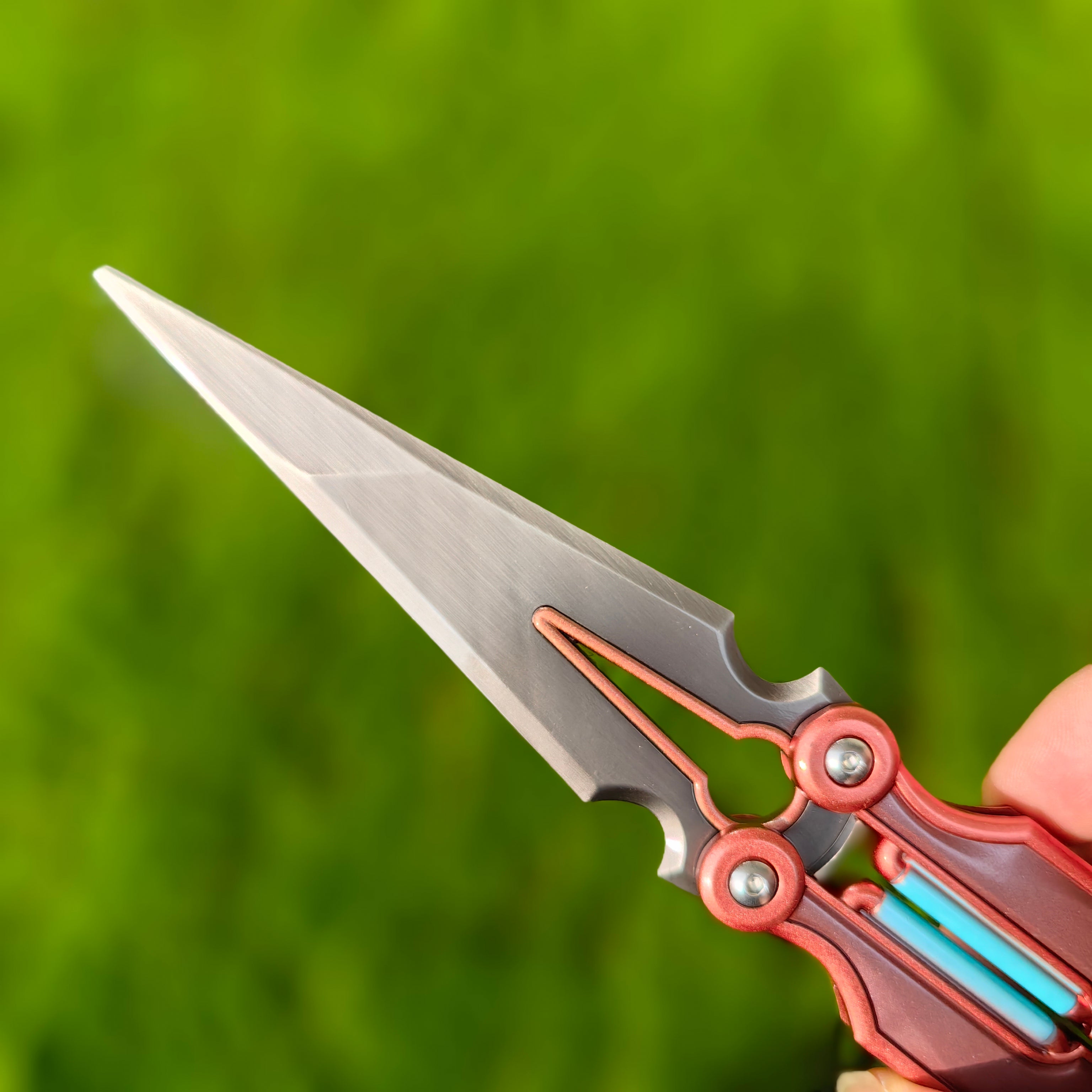 Metal Magepunk 3.0 Sparkswitch Knife Dull Blade Replica For Display - Tophatter Daily Deals