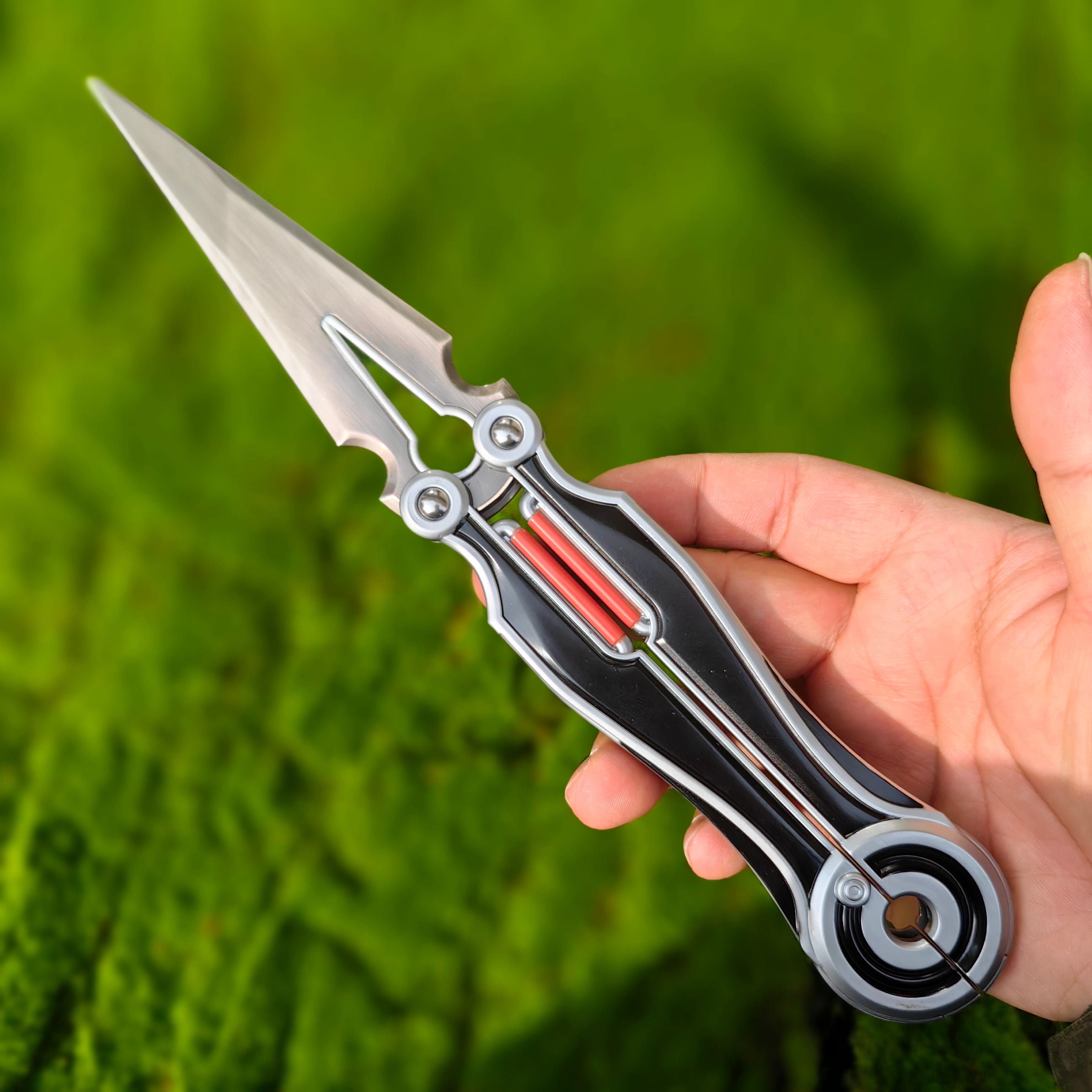 Metal Magepunk 3.0 Sparkswitch Knife Dull Blade Replica For Display - Tophatter Daily Deals