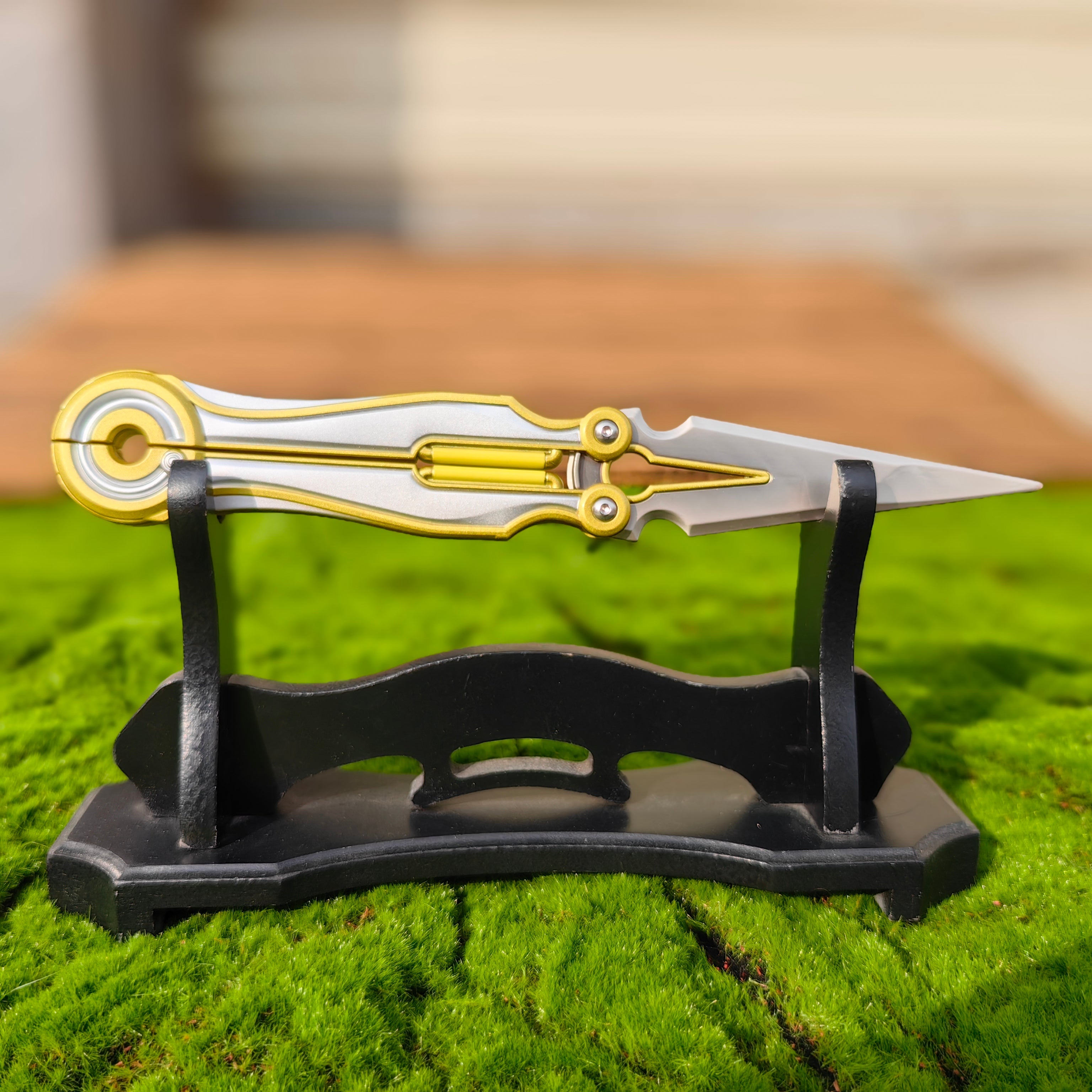 Metal Magepunk 3.0 Sparkswitch Knife Dull Blade Replica For Display - Tophatter Daily Deals