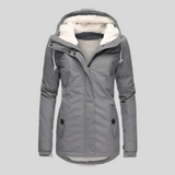 Waterproof Women's Parka - Long Hooded, Insulated Winter Gray - Tophatter Daily Deals