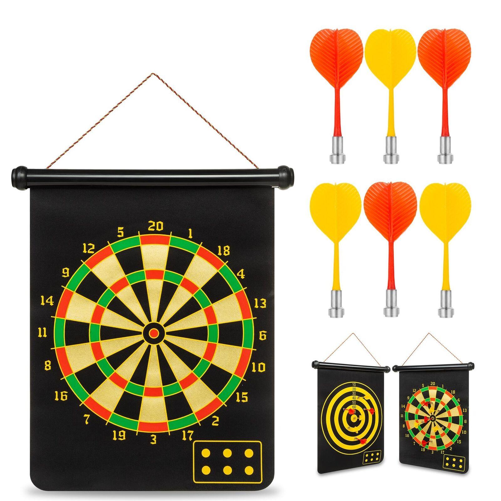 Best Dartboard UK - Magnetic Dartboard With 6 x Safe Magnetic Darts Indoor Outdoor Fun Game Apparel & Accessories - Tophatter Daily Deals