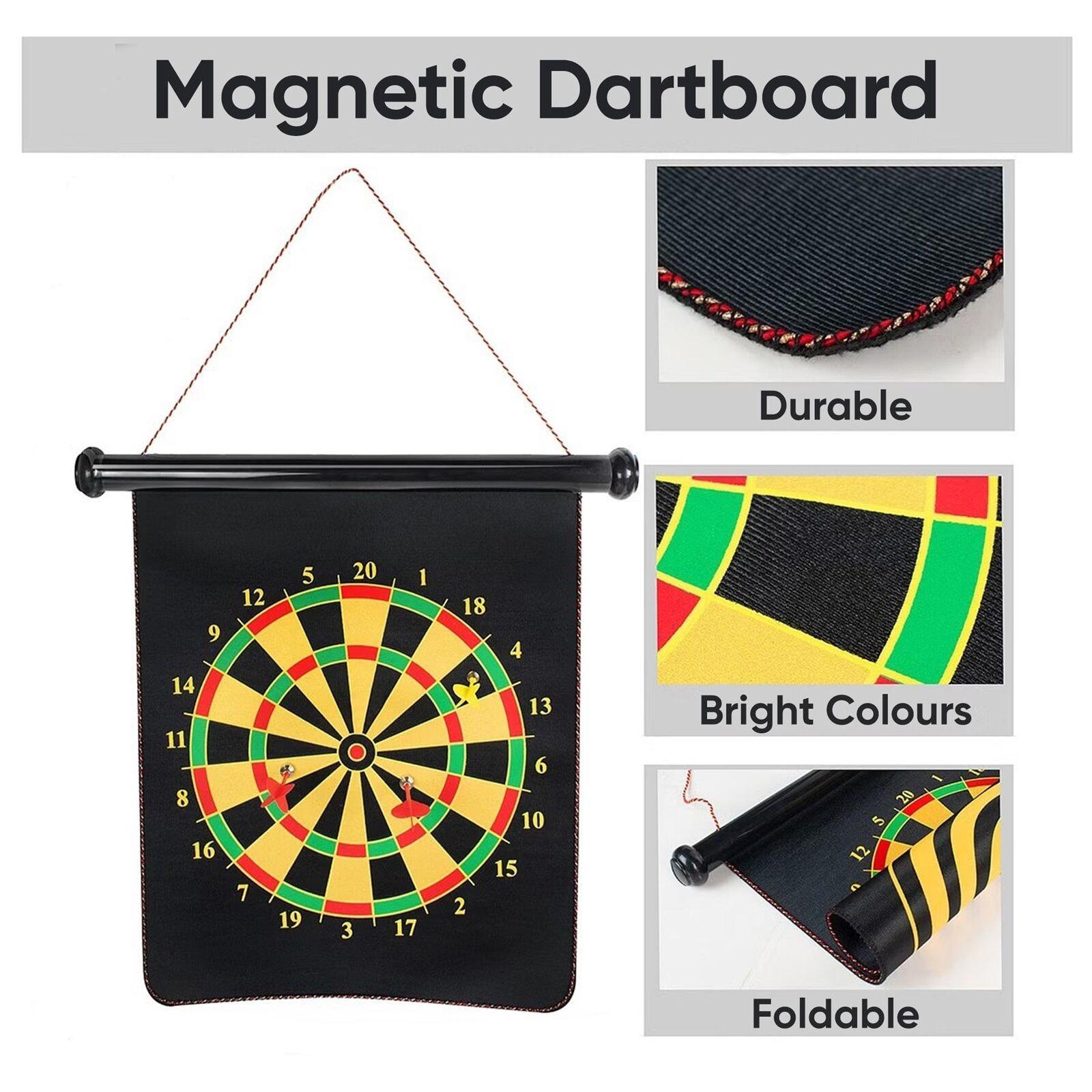 Best Dartboard UK - Magnetic Dartboard With 6 x Safe Magnetic Darts Indoor Outdoor Fun Game Apparel & Accessories - Tophatter Daily Deals