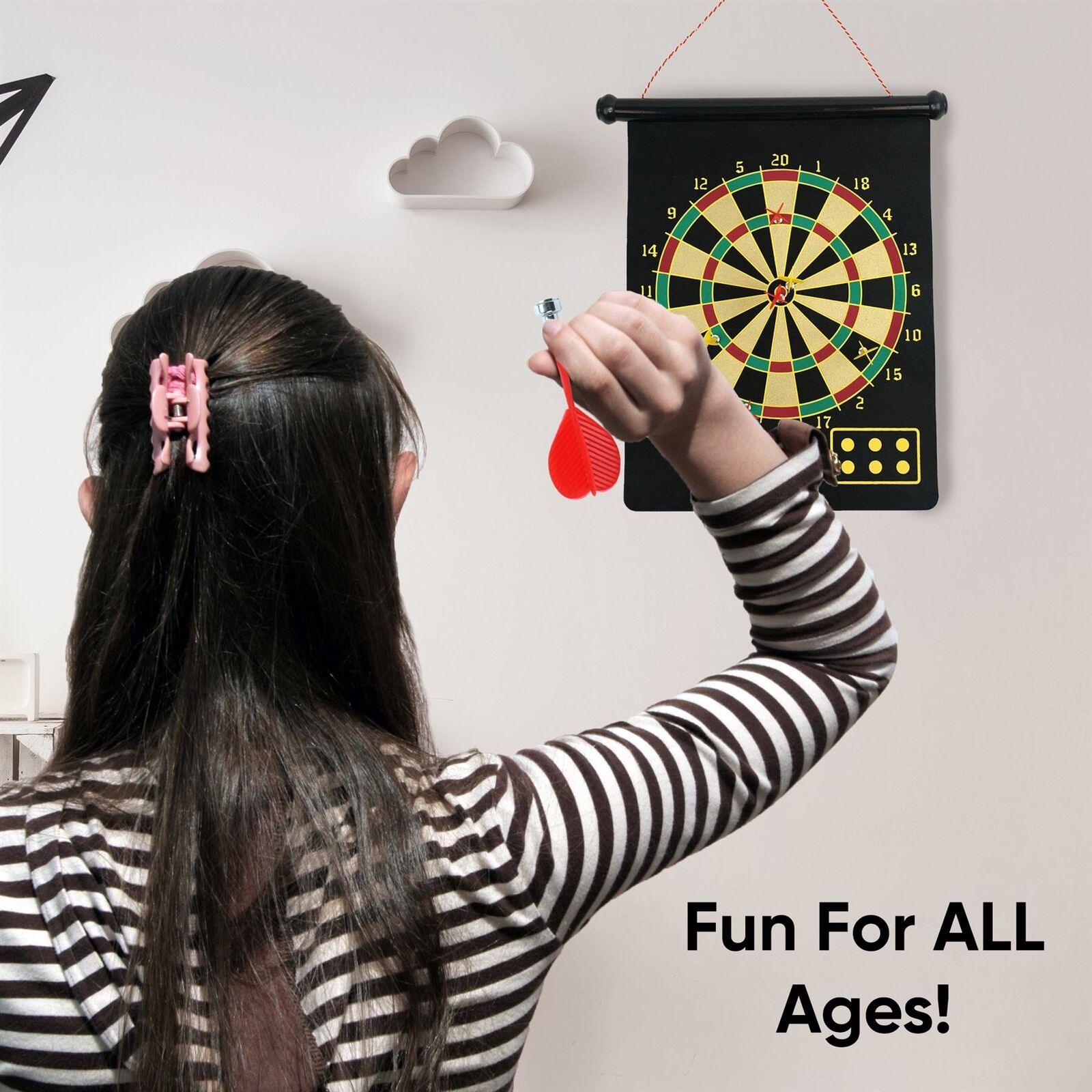Best Dartboard UK - Magnetic Dartboard With 6 x Safe Magnetic Darts Indoor Outdoor Fun Game Apparel & Accessories - Tophatter Daily Deals