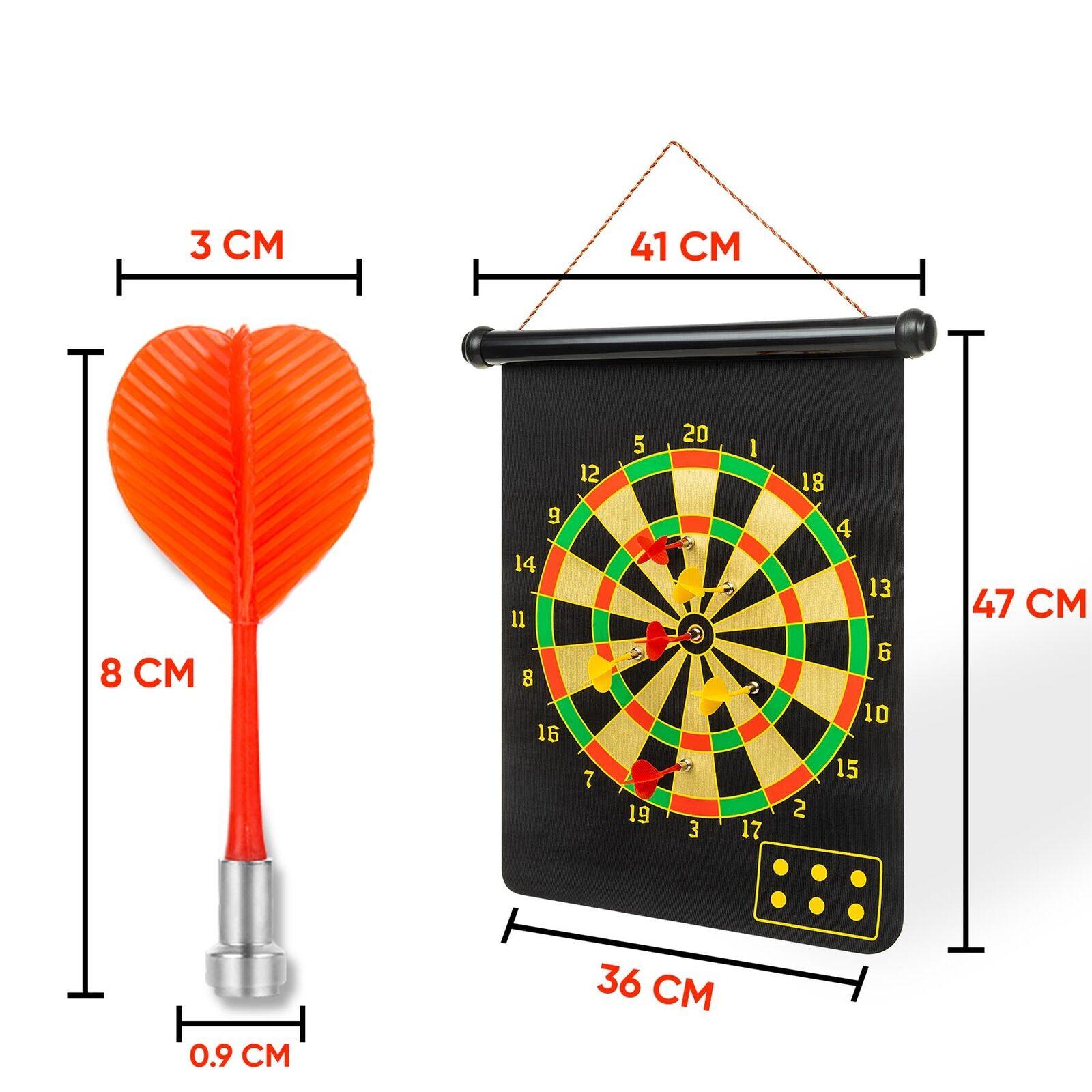 Best Dartboard UK - Magnetic Dartboard With 6 x Safe Magnetic Darts Indoor Outdoor Fun Game Apparel & Accessories - Tophatter Daily Deals