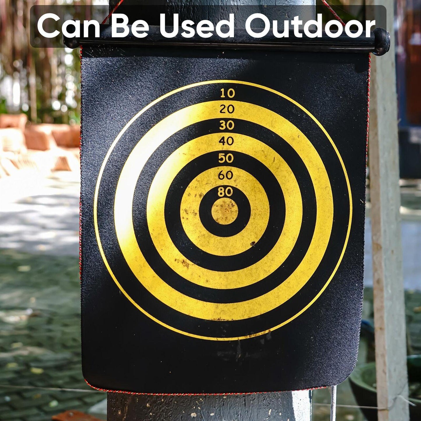 Best Dartboard UK - Magnetic Dartboard With 6 x Safe Magnetic Darts Indoor Outdoor Fun Game Apparel & Accessories - Tophatter Daily Deals