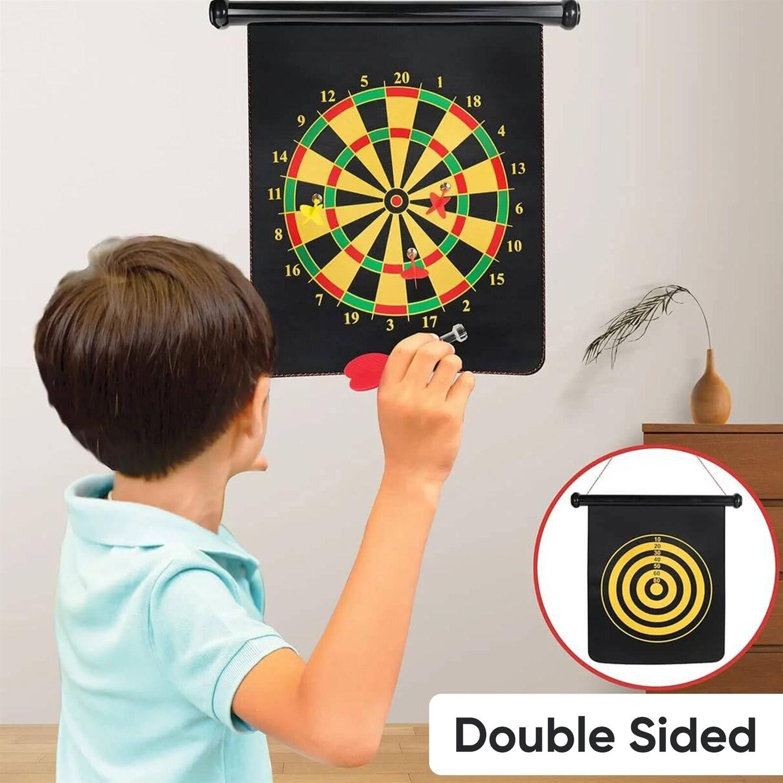 Best Dartboard UK - Magnetic Dartboard With 6 x Safe Magnetic Darts Indoor Outdoor Fun Game Apparel & Accessories - Tophatter Daily Deals