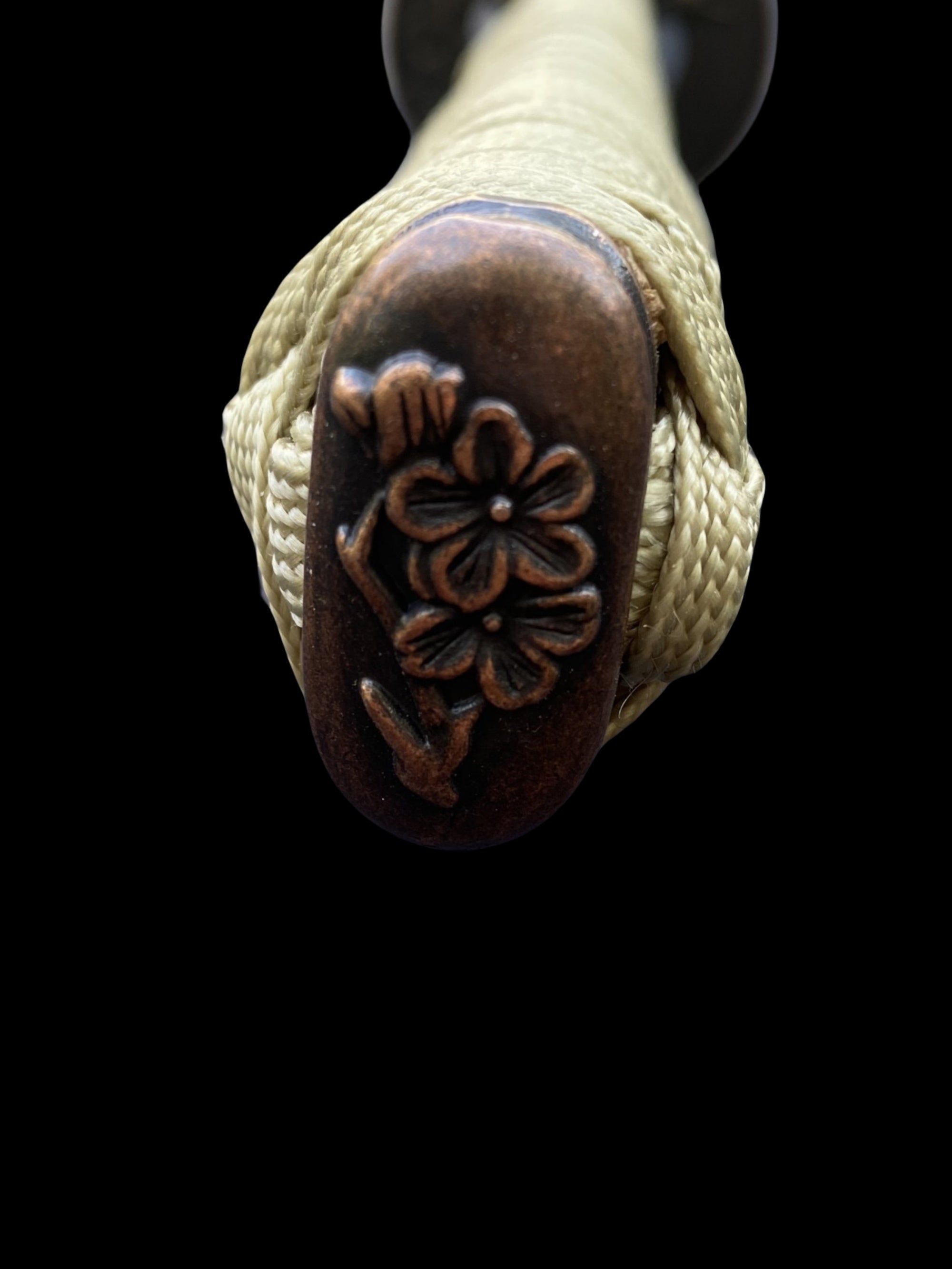 Traditional Japanese Katana Magpie Playing With Plum Blossoms - Tophatter Daily Deals