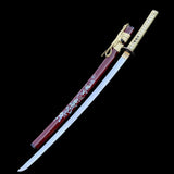 Traditional Japanese Katana Magpie Playing With Plum Blossoms - Tophatter Daily Deals