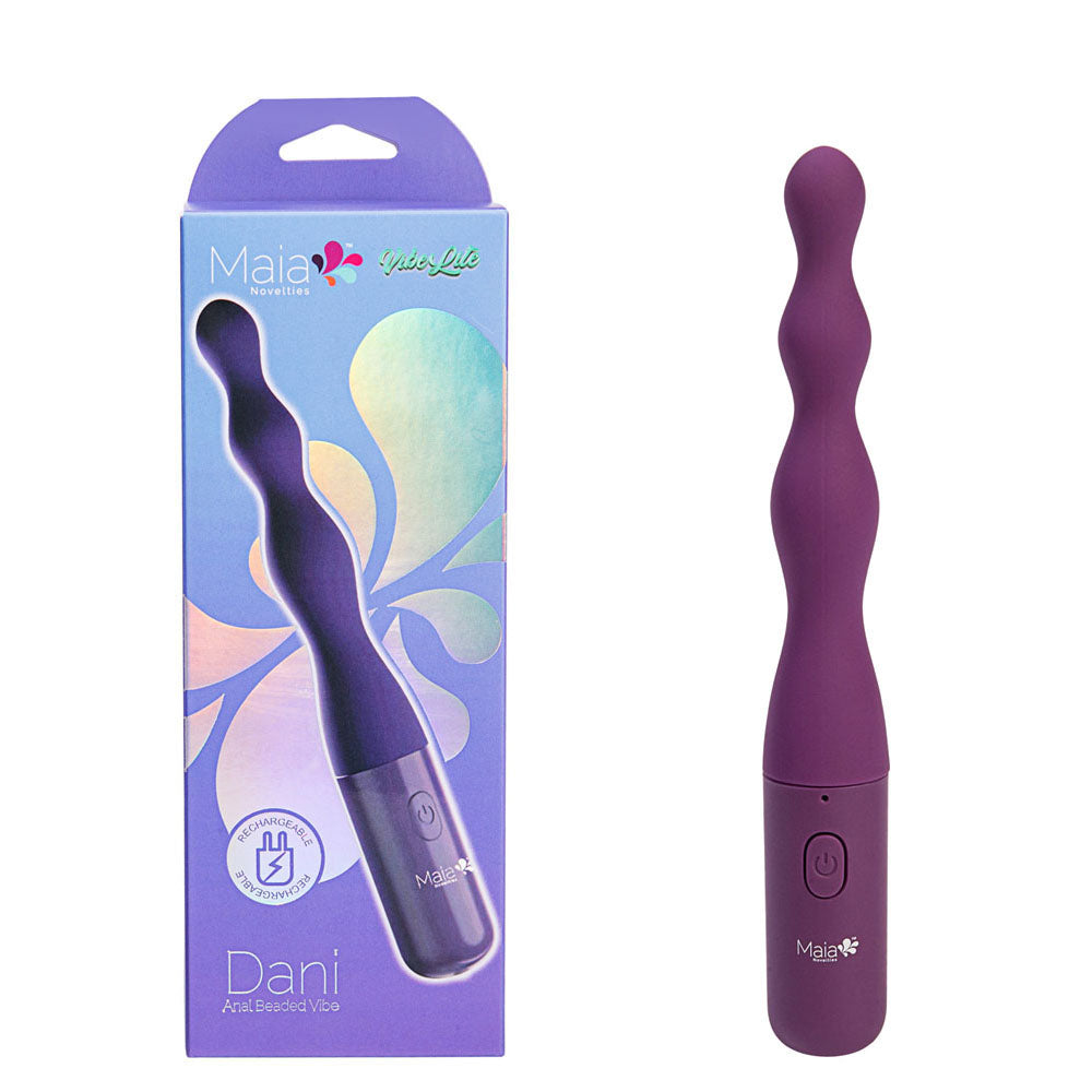 Maia Dani 17.8 Centimeter Beaded Vibrator > Anal Range > Anal Beads - Tophatter Daily Deals