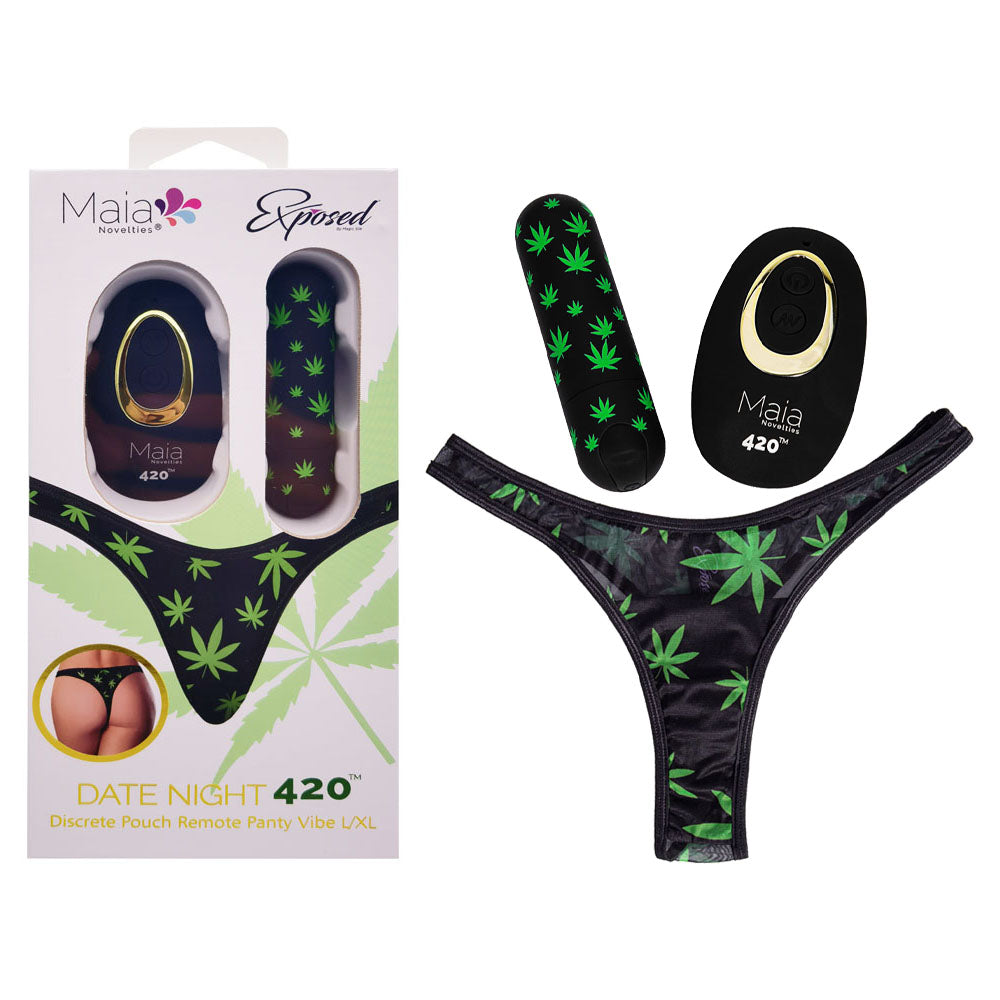 Maia Date Night 420 Panty Vibe - S/M with Bullet & Remote > Sex Toys For Ladies > Panty Vibes - Tophatter Daily Deals