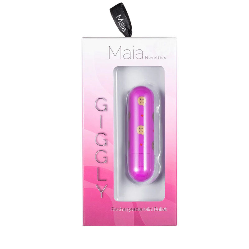 Maia Giggly (7.6 cm) Bullet Vibrator with 10 Functions – Bullet Vibrator > Vibrators > Mini Vibrators - Tophatter Daily Deals