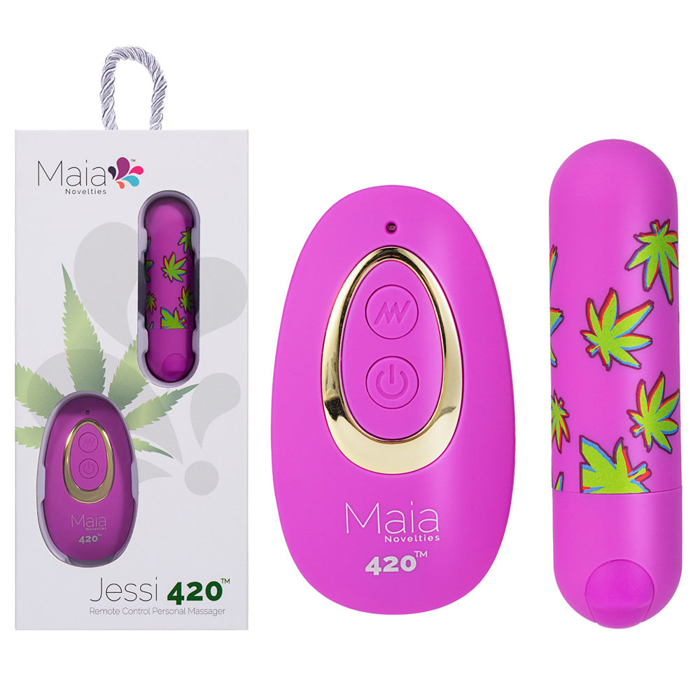 Maia JESSI 420 Remote 7.6 cm Bullet with Wireless Remote > Vibrators > Mini Vibrators - Tophatter Daily Deals