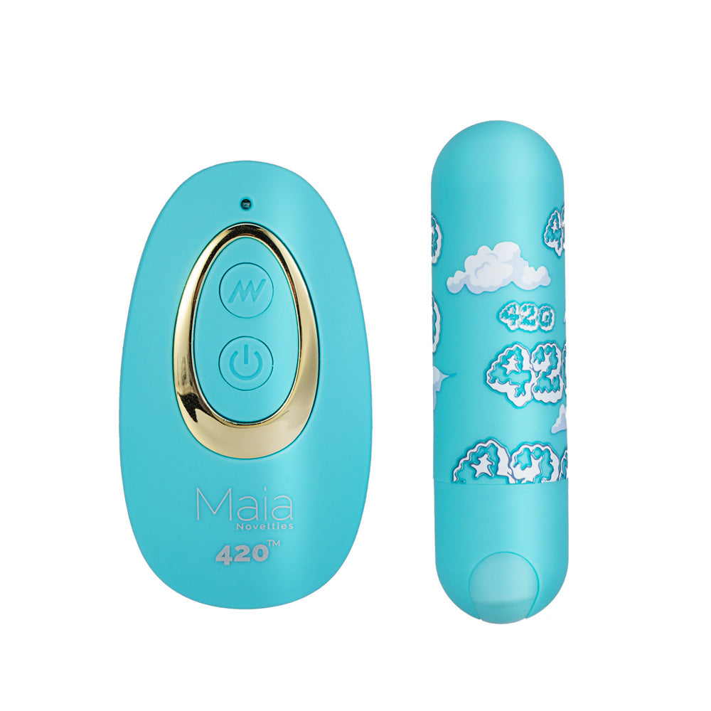 Maia JESSI 420 Remote 7.6 cm Bullet Vibrator > Vibrators > Mini Vibrators - Tophatter Daily Deals