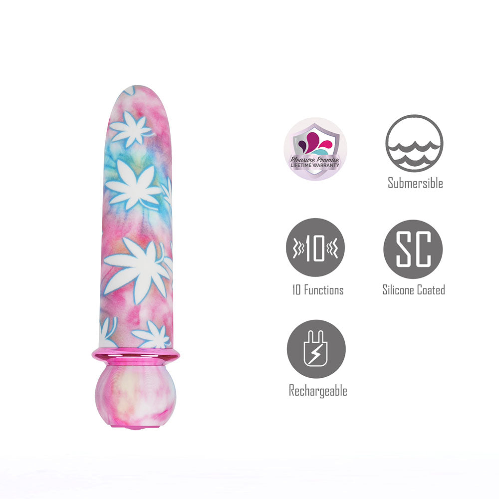 Maia Jaguar 420 Tie Die Silicone Bullet Vibrator > Vibrators > Mini Vibrators - Tophatter Daily Deals